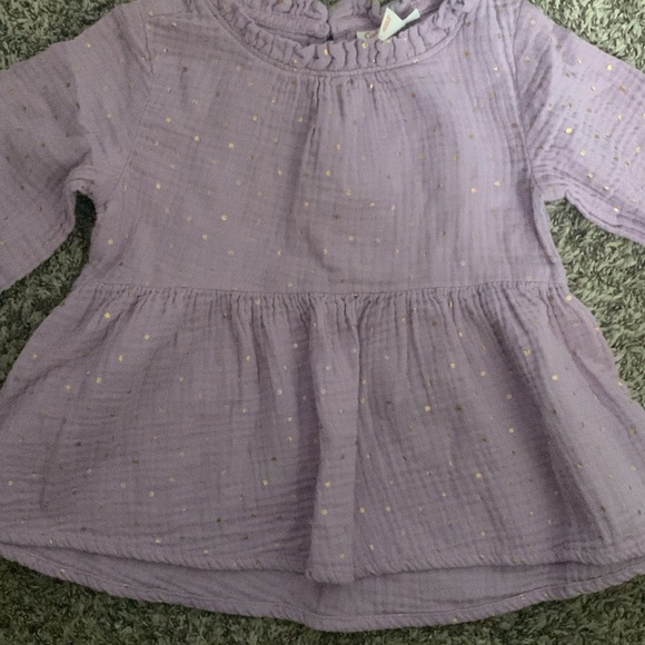 Lavender Kids Top Cat & Jack 2T longsleeve - Picture 1 of 3